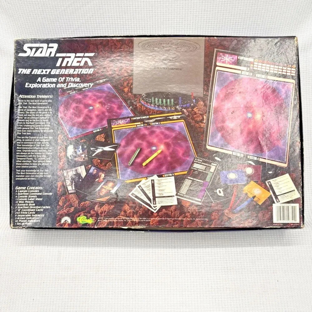 Star Trek The Next Generation A Game of Trivia, Exploration And Discovery 1993